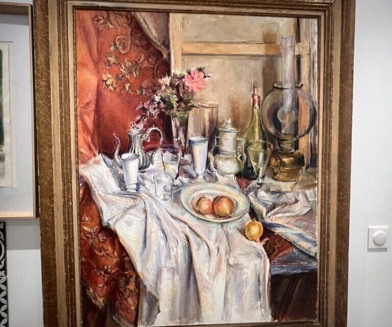 Une des œuvres accrochée à la boutique