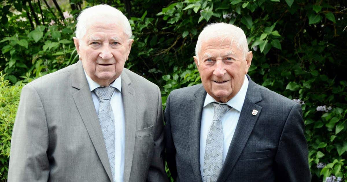 Cernay | Anniversaire 90 printemps pour les jumeaux Adrien et René Becker